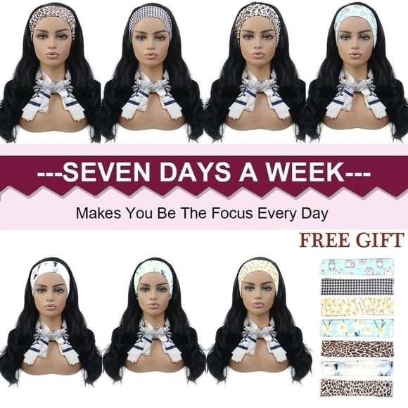 20 In Long Wave, Glueless, Natural Black Wig. - Picture 5 of 5